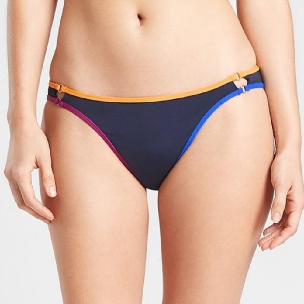 New Athleta Dark Blue Kapalua Swimsuit Bottom Size XL